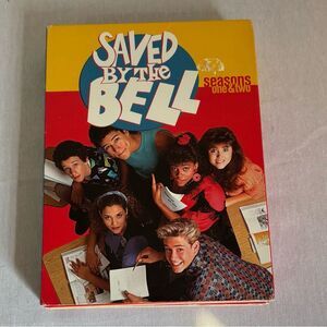 Saved By The Bell Season 1 & 2 DVD Set 5-Disc Box Set Bayside High 90s Nostalgia